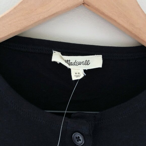 NWT Madewell Ribbed Button-Front Cardigan - Picture 4 of 5